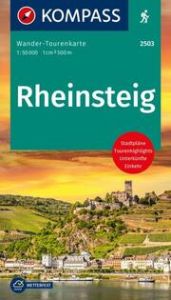 KOMPASS Wander-Tourenkarte Rheinsteig 1:50.000  9783991214984