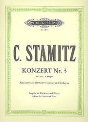 Konzert für Klarinette und Orchester Nr. 3 B-Dur Stamitz, Carl 9790014033576