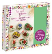 Kreativ-Set: Sag's mit Blumen - Florale Botschaften auf Steinen. Mit Anleitungsbuch und Material Blum, Ludmila 9783735891570