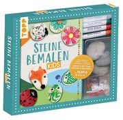 Kreativ-Set: Steine bemalen Kids mit Wackelaugen, Pompons, Anleitungsbuch & Material Blum, Ludmila 9783735891914