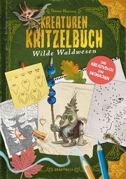 Kreaturenkritzelbuch - Wilde Waldwesen Hussung, Thomas 9783748801962