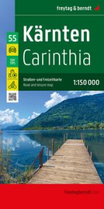 Kärnten, Straßen- und Freizeitkarte 1:150.000, freytag & berndt freytag & berndt 9783707923513