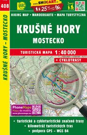 Krusné hory - Mostecko/Erzgebirge - Brüx (Wander-Radkarte 1:40.000) SHOCart spol s r o 9788072246861