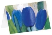 Kunstkarten 'Blaue Tulpen' 5 Stk.  4250454723161