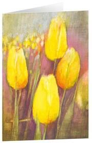 Kunstkarten 'Gelbe Tulpen' 6 Stk. Stefanie Bahlinger 4250454720702