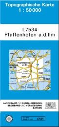 L7534 Pfaffenhofen a. d. Ilm Landesamt für Digitalisierung Breitband und Vermessung Bayern 9783899330564