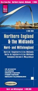 Landkarte Nord- und Mittelengland/Northern England & the Midlands (1:400.000)  9783831774364