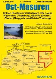 Landkarte Ost-Masuren Bloch, Dirk 9783981821024