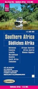 Landkarte Südliches Afrika (1:2.500.000): Botswana, Lesotho, Mosambik, Namibia, Simbabwe, Südafrika, Swasiland Reise Know-How Verlag Peter Rump 9783831773992