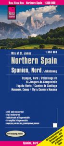 Landkarte Spanien Nord mit Jakobsweg/Northern Spain and Way of St. James (1:350.000)  9783831772810