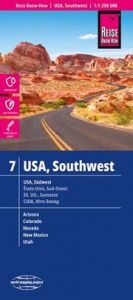 Landkarte USA 07 Südwest/USA, Southwest (1:1.250.000): Arizona, Colorado, Nevada, Utah, New Mexico  9783831773541