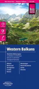 Landkarte Westliche Balkanregion/Western Balkans (1:725.000)  9783831774531