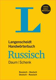 Langenscheidt Handwörterbuch Russisch Daum/Schenk  9783125140752