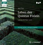 Leben des Quintus Fixlein Paul, Jean 9783742425348