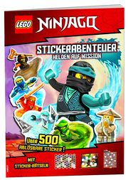 LEGO® NINJAGO® - Stickerabenteuer - Helden auf Mission  9783960806271