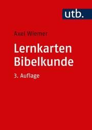 Lernkarten Bibelkunde Wiemer, Axel (PD Dr.) 9783825249885