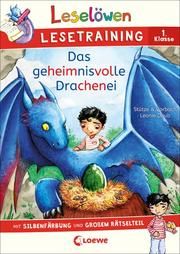 Leselöwen Lesetraining 1. Klasse - Das geheimnisvolle Drachenei Stütze & Vorbach 9783743210578