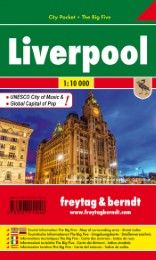 Liverpool, City Pocket, Stadtplan 1:10.000 Freytag-Berndt und Artaria KG 9783707911046