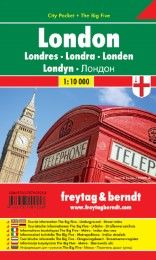 London, City Pocket, Stadtplan 1:10.000 Freytag-Berndt und Artaria KG 9783707909258