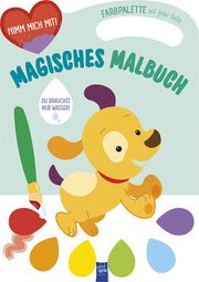 Magisches Malbuch - Cover grün (Hund)  9789464763980