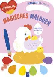 Magisches Malbuch - Cover rosa (Huhn)  9789464763997