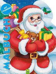 Malbuch Weihnachtsmann  9783849940744