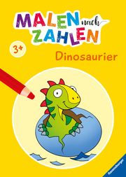 Malen nach Zahlen ab 3: Dinosaurier Simone Pahl 9783473489961