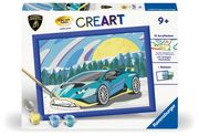 Malen nach Zahlen CreArt - Blauer Lamborghini  4005556239597