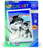 Malen nach Zahlen CreArt - Husky Kuss  4005556284795