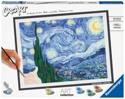 Malen nach Zahlen CreArt Art Collection - Leinwand Van Gogh: Die Sternennacht Van Gogh, Vincent 4005556235186