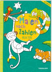 Malen nach Zahlen. Wilde Tiere Sandra Schmidt 9783788645564