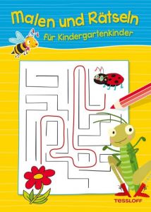 Malen und Rätseln für Kindergartenkinder (Gelb) Ute Haller/Norbert Pautner/Kersti Turnhofer u a 9783788639297