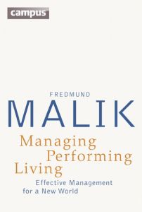 Managing Performing Living Malik, Fredmund 9783593502632