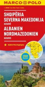 MARCO POLO Länderkarte Albanien, Nordmazedonien 1:500.000  9783829738941