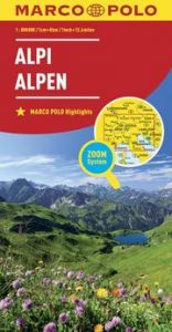 MARCO POLO Länderkarte Alpen 1:800.000  9783829738200