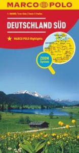 MARCO POLO Länderkarte Deutschland Süd 1:500.000  9783829738194