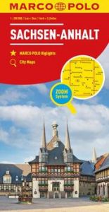 MARCO POLO Regionalkarte Deutschland 08 Sachsen-Anhalt 1:200.000  9783575016706