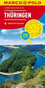 MARCO POLO Regionalkarte Deutschland 07 Thüringen 1:200.000  9783829740685
