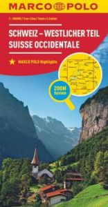 MARCO POLO Regionalkarte Schweiz 01 - westlicher Teil 1:200.000  9783575016584