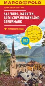 MARCO POLO Regionalkarte Österreich 02 Salzburg, Kärnten, Steiermark 1:200.000  9783575016577