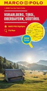 MARCO POLO Regionalkarte Österreich 03 Vorarlberg, Tirol 1:200.000  9783829740487