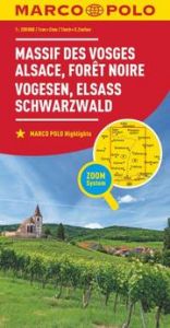 MARCO POLO Regionalkarte Vogesen, Elsass, Schwarzwald 1:200.000  9783829738927