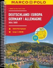 MARCO POLO Reiseatlas 2024/2025 Deutschland 1:300.000  9783575016461