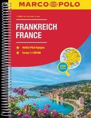 MARCO POLO Reiseatlas Frankreich/France 1:300.000  9783575016676