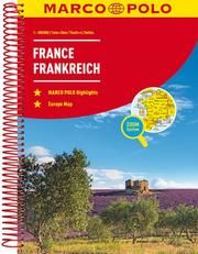 MARCO POLO Reiseatlas Frankreich 1:300.000  9783829736848