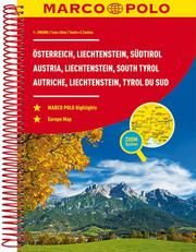 MARCO POLO Reiseatlas Österreich, Liechtenstein, Südtirol 1:200.000  9783829736862
