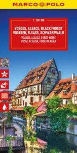 MARCO POLO Reisekarte Vogesen, Elsass, Schwarzwald 1:225.000  9783575016683