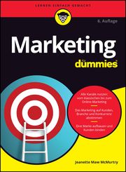 Marketing für Dummies McMurtry, Jeanette Maw 9783527720897