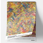 Marmorpapier - Einzigartige, handgeschöpfte Kunst, Wandkalender 2025 Buchholz, Wolfgang 9783968491592