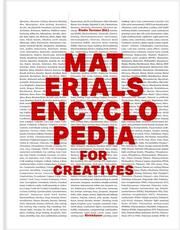 Materials Encyclopedia for Creatives Élodie Ternaux 9783035622461